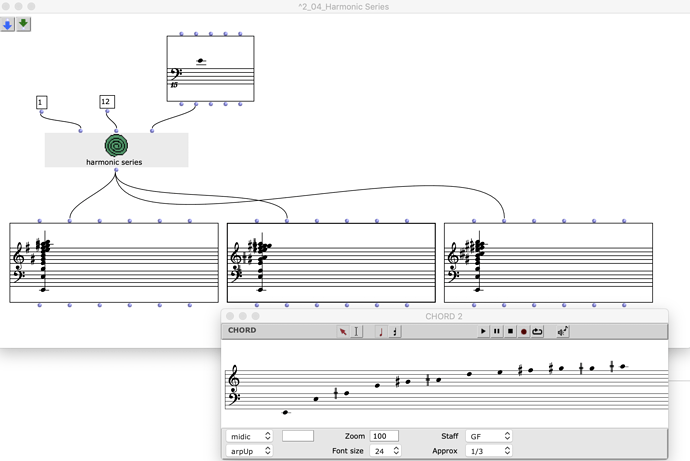 OM harmonic series view